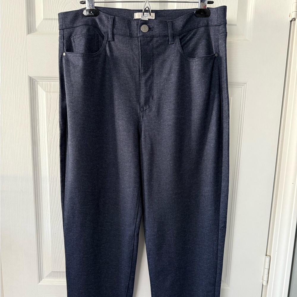 Croft & Barrow Navy Denim Pants